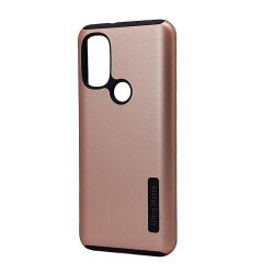 Ultra Matte Armor Hybrid Case for Motorola Moto G Power 2022 (Rose Gold)