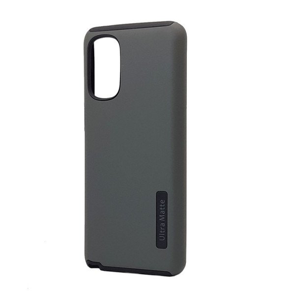 Wholesale Ultra Matte Armor Hybrid Case for Motorola G Stylus 4G 2022 (Gray)