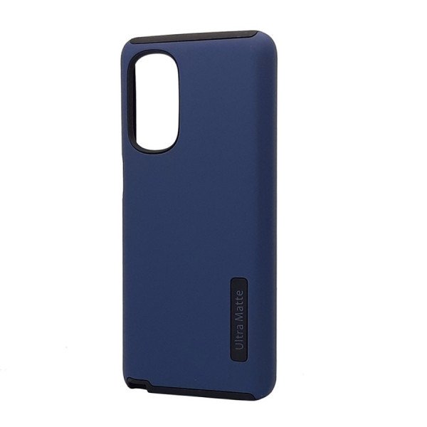 Wholesale Ultra Matte Armor Hybrid Case for Motorola G Stylus 5G 2022 (Navy Blue)