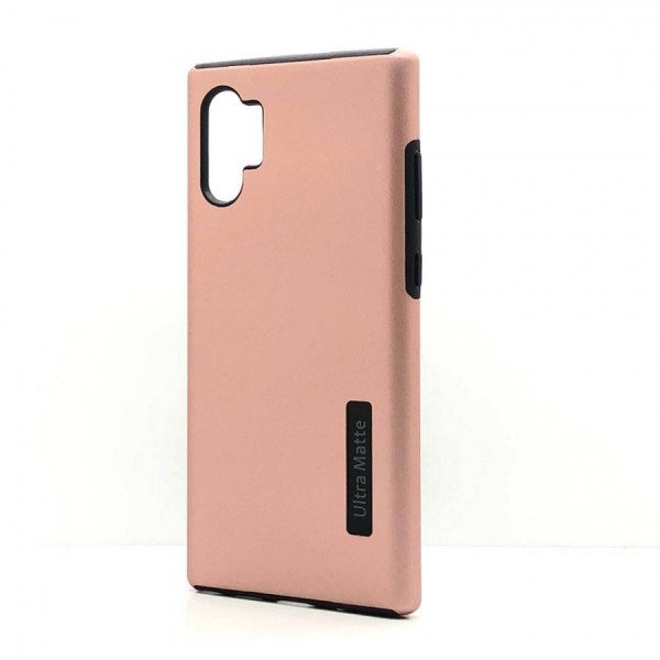 Wholesale Ultra Matte Armor Hybrid Case for Samsung Galaxy Note 10 Plus (Rose Gold)