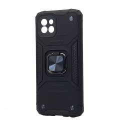 Armor Hybrid Double Layer Rotating Square Ring Holder Kickstand Magnetic Car Mount Plate Armor Case for Samsung Galaxy A03 (Black) Armor Hybrid Double Layer Rotating Square Ring Holder Kickstand Magnetic Car Mount Plate Armor Case for Samsung Galaxy A03 (Black)