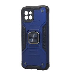 Armor Hybrid Double Layer Rotating Square Ring Holder Kickstand Magnetic Car Mount Plate Armor Case for Samsung Galaxy A03 (Navy Blue) Armor Hybrid Double Layer Rotating Square Ring Holder Kickstand Magnetic Car Mount Plate Armor Case for Samsung Galaxy A03 (Navy Blue)