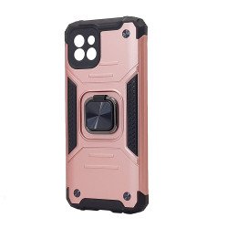 Armor Hybrid Double Layer Rotating Square Ring Holder Kickstand Magnetic Car Mount Plate Armor Case for Samsung Galaxy A03 (Rose Gold) Armor Hybrid Double Layer Rotating Square Ring Holder Kickstand Magnetic Car Mount Plate Armor Case for Samsung Galaxy A03 (Rose Gold)
