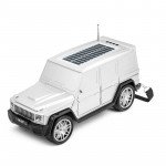 Wholesale Luxury SUV Style Jeep Bluetooth Speaker - Solar Charging, Carry Strap, Multi-Input F88 for Universal Cell Phone And Bluetooth Device (Silver)