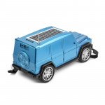 Wholesale Luxury SUV Style Jeep Bluetooth Speaker - Solar Charging, Carry Strap, Multi-Input F88 for Universal Cell Phone And Bluetooth Device (Silver)