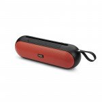 Large Light Panel Long Bar Portable Bluetooth Stereo Speaker HFU20 for Phone, Device, Music, USB (Red)
