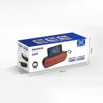 Wholesale Large Light Panel Long Bar Portable Bluetooth Stereo Speaker HFU20 for Phone, Device, Music, USB (Red)