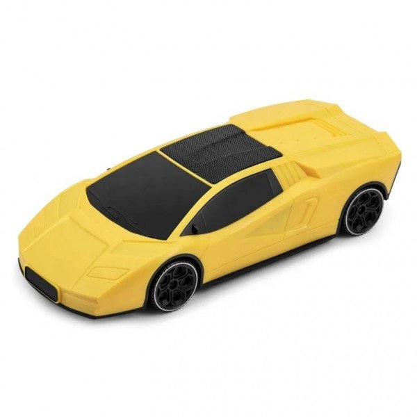 Wholesale Luxury Sports Car Design Portable Bluetooth Speaker with Wireless Audio System for Outdoor Entertainment HFF121 for Universal Cell Phone And Bluetooth Device (Gold)
