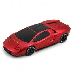 Luxury Sports Car Design Portable Bluetooth Speaker with Wireless Audio System for Outdoor Entertainment HFF121 for Universal Cell Phone And Bluetooth Device (Red)