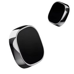Magnetic Mini Phone Holder for Wall or Dashboard – Washable, Strong Mount for Secure Hands-Free Use (Black) Magnetic Mini Phone Holder for Wall or Dashboard – Washable, Strong Mount for Secure Hands-Free Use (Black)