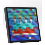 Wholesale Cool Animation Pixel Art Frame 16x16 LED Display APP Control Bluetooth Speaker With Alarm Clock, Calendar Function HKS-002 for Gaming Room, Bedside Table, Wall/Desk Mount (Black)