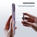 Wholesale 360 Rotation Cell Phone Finger Ring Holder Magnetic Magsafe Foldable Kickstand for Universal Cell Phone (Purple)