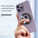 Wholesale 360 Rotation Cell Phone Finger Ring Holder Magnetic Magsafe Foldable Kickstand for Universal Cell Phone (Purple)