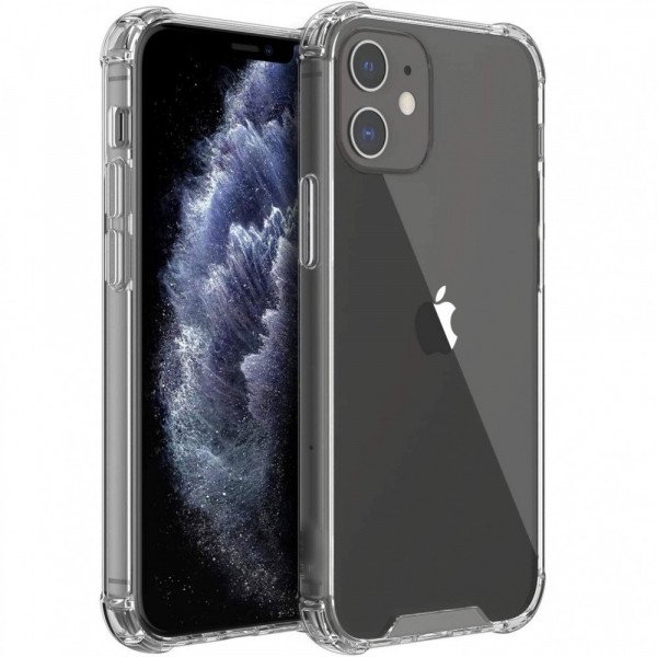 Wholesale Crystal Clear Edge Bumper Strong Protective Case for Apple iPhone 12 / 12 Pro 6.1 (Clear)