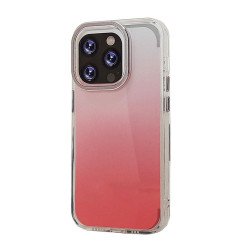 Transparent Armor Clear Gradient Color Cover Case for Apple iPhone 14 Pro 6.1 (Red) Transparent Armor Clear Gradient Color Cover Case for Apple iPhone 14 Pro 6.1 (Red)