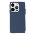 Slim Pro Silicone Full Corner Protection Case for iPhone 14 Pro [6.1] (Navy Blue)
