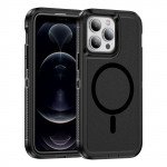 Wholesale Heavy Duty Rugged Guardian Defender Armor Protection Magsafe Case for Apple iPhone 14 Pro Max (Black)