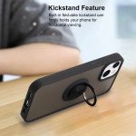 Wholesale Tuff Slim Armor Hybrid Ring Stand Case for Apple iPhone 15 / 16e (Navy Blue)