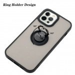 Wholesale Tuff Slim Armor Hybrid Ring Stand Case for Apple iPhone 15 Pro (Black)