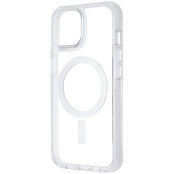 Heavy Duty Clear Transparent Magnetic Magsafe Cover Defender Case for Apple iPhone 15 Pro (Clear) Heavy Duty Clear Transparent Magnetic Magsafe Cover Defender Case for Apple iPhone 15 Pro (Clear)