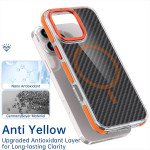 Wholesale Carbon Fiber Style Neon Bumper Magnetic Protective Cover Case for iPhone 16 Plus (Black)