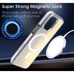 Wholesale Stylish Two-Tone Neon Bumper Magnetic MagSafe Compatible Cover Case for iPhone 16 Plus (Black)