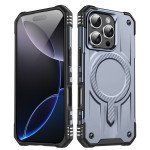 Wholesale Full Body Super MagSafe Military Grade Protection Heavy Duty Shockproof Case for Apple iPhone 16 Pro (Silver)
