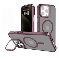 Premium Protection Matte Finish Magnetic Case with Camera Lens Protection & Kickstand for Apple iPhone 16 Pro Max (Rose Gold) Premium Protection Matte Finish Magnetic Case with Camera Lens Protection & Kickstand for Apple iPhone 16 Pro Max (Rose Gold)