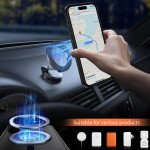 Wholesale Premium Matte Finish Magnetic Super Magsafe Camera Protection Lens Kickstand Case for Apple iPhone 16 Pro Max (Blue)