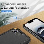Wholesale Heavy Duty Strong Armor Hybrid Trailblazer Case Cover for Apple iPhone 16e (Black)