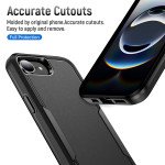 Wholesale Heavy Duty Strong Armor Hybrid Trailblazer Case Cover for Apple iPhone 16e (Black)