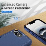 Wholesale Heavy Duty Strong Armor Hybrid Trailblazer Case Cover for Apple iPhone 16e (Navy Blue)