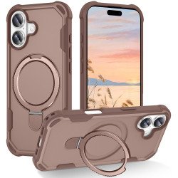 Strong Grip Anti-Scratch Protection Shockproof Phone Case with MagSafe Ring Kickstand for Apple iPhone 17 (Desert Gold) Strong Grip Anti-Scratch Protection Shockproof Phone Case with MagSafe Ring Kickstand for Apple iPhone 17 (Desert Gold)