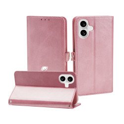 Wallet Phone Case with PU Leather, Card Holder Slot & Foldable Front Cover – Elegant Protection for Apple iPhone 17 (Rose Gold) Wallet Phone Case with PU Leather, Card Holder Slot & Foldable Front Cover – Elegant Protection for Apple iPhone 17 (Rose Gold)