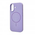 Magnetic MagSafe-Compatible Silicone Phone Case with Shockproof, Anti-Scratch Protection for Apple iPhone 17 (Purple)