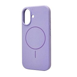 Magnetic MagSafe-Compatible Silicone Phone Case with Shockproof, Anti-Scratch Protection for Apple iPhone 17 (Purple)