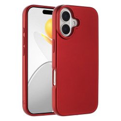 Glossy Shockproof Hard Phone Case Strong Anti-Scratch Protection for Apple iPhone 17 (Red) Glossy Shockproof Hard Phone Case Strong Anti-Scratch Protection for Apple iPhone 17 (Red)