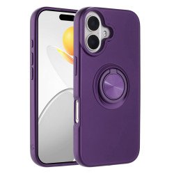 Shockproof Kickstand Phone Case with Glossy Finish – Superior Protection & Built-In Ring for Apple iPhone 17 (Purple) Shockproof Kickstand Phone Case with Glossy Finish – Superior Protection & Built-In Ring for Apple iPhone 17 (Purple)