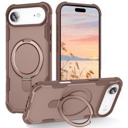Strong Grip Anti-Scratch Protection Shockproof Phone Case with MagSafe Ring Kickstand for Apple iPhone 17 Air (Desert Gold) Strong Grip Anti-Scratch Protection Shockproof Phone Case with MagSafe Ring Kickstand for Apple iPhone 17 Air (Desert Gold)