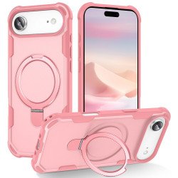 Strong Grip Anti-Scratch Protection Shockproof Phone Case with MagSafe Ring Kickstand for Apple iPhone 17 Air (Pink) Strong Grip Anti-Scratch Protection Shockproof Phone Case with MagSafe Ring Kickstand for Apple iPhone 17 Air (Pink)