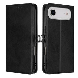 Wallet Phone Case with PU Leather, Card Holder Slot & Foldable Front Cover – Elegant Protection for Apple iPhone 17 Air (Black) Wallet Phone Case with PU Leather, Card Holder Slot & Foldable Front Cover – Elegant Protection for Apple iPhone 17 Air (Black)