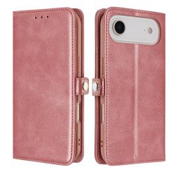 Wallet Phone Case with PU Leather, Card Holder Slot & Foldable Front Cover – Elegant Protection for Apple iPhone 17 Air (Rose Gold) Wallet Phone Case with PU Leather, Card Holder Slot & Foldable Front Cover – Elegant Protection for Apple iPhone 17 Air (Rose Gold)