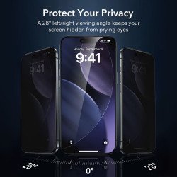 Premium Privacy Screen Protector Full Coverage Anti-Spy Tempered Glass Shield for Apple iPhone 17 Air (Black) Premium Privacy Screen Protector Full Coverage Anti-Spy Tempered Glass Shield for Apple iPhone 17 Air (Black)