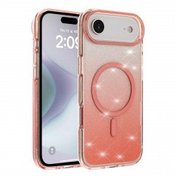 Shiny Gradient Transparent Phone Case with Clear Protective Design for Eye-Catching Style for Apple iPhone 17 Air (Pink) Shiny Gradient Transparent Phone Case with Clear Protective Design for Eye-Catching Style for Apple iPhone 17 Air (Pink)