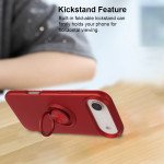 Wholesale Shockproof Kickstand Phone Case with Glossy Finish – Superior Protection & Built-In Ring for Apple iPhone 17 Air (Blue)