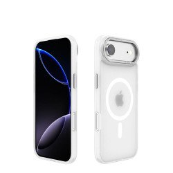 Magnetic Ring Phone Case with Camera Edge Protection – Magsafe Compatible & Durable Design for Apple iPhone 17 Air (White) Magnetic Ring Phone Case with Camera Edge Protection – Magsafe Compatible & Durable Design for Apple iPhone 17 Air (White)