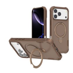 Strong Grip Anti-Scratch Protection Shockproof Phone Case with MagSafe Ring Kickstand for Apple iPhone 17 Pro Max (Desert Gold) Strong Grip Anti-Scratch Protection Shockproof Phone Case with MagSafe Ring Kickstand for Apple iPhone 17 Pro Max (Desert Gold)