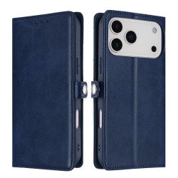 Wallet Phone Case with PU Leather, Card Holder Slot & Foldable Front Cover – Elegant Protection for Apple iPhone 17 Pro (Blue) Wallet Phone Case with PU Leather, Card Holder Slot & Foldable Front Cover – Elegant Protection for Apple iPhone 17 Pro (Blue)