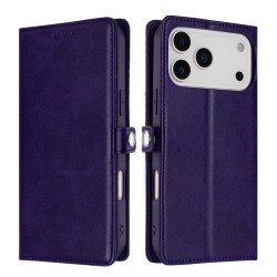 Wallet Phone Case with PU Leather, Card Holder Slot & Foldable Front Cover – Elegant Protection for Apple iPhone 17 Pro (Purple) Wallet Phone Case with PU Leather, Card Holder Slot & Foldable Front Cover – Elegant Protection for Apple iPhone 17 Pro (Purple)