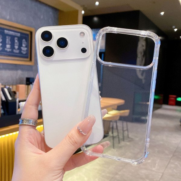 Wholesale Clear Armor Hybrid Transparent Case for Apple iPhone 17 Pro Max (Clear)